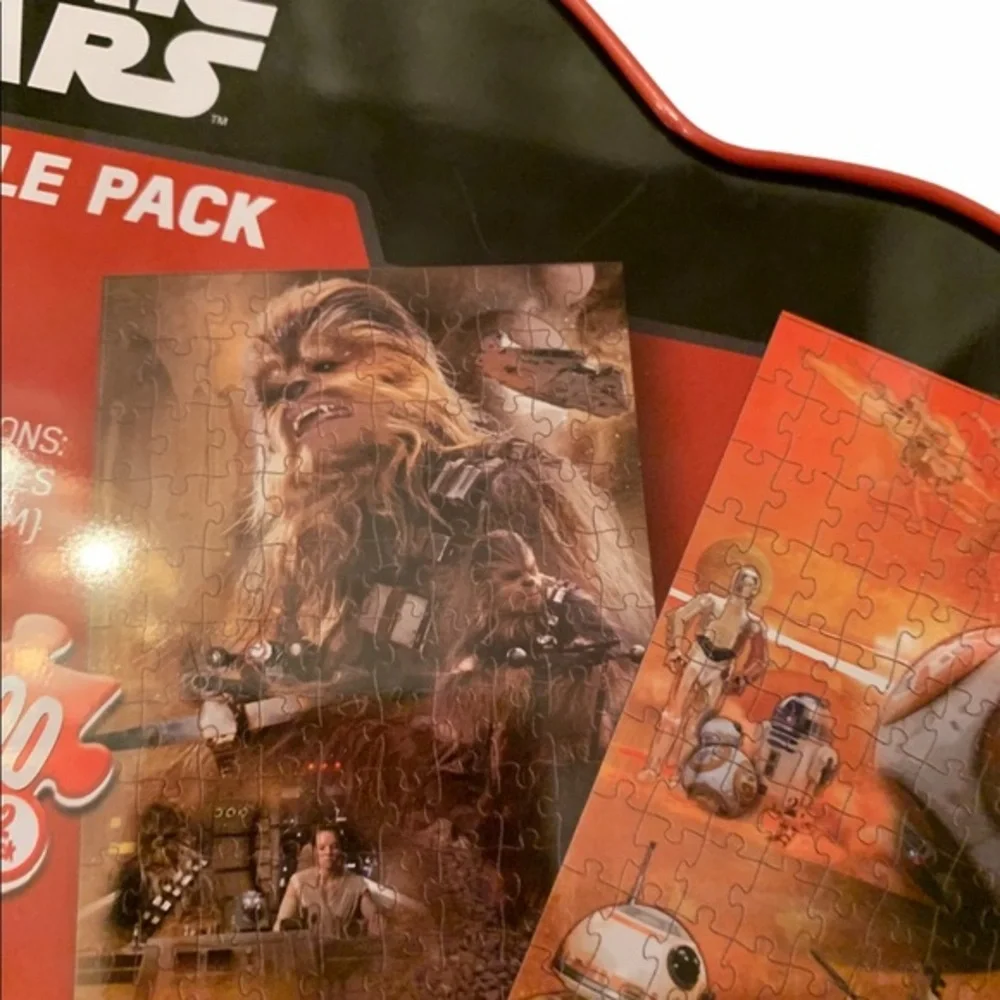Disney Star Wars 2 Puzzle Pack with Collectors Tin